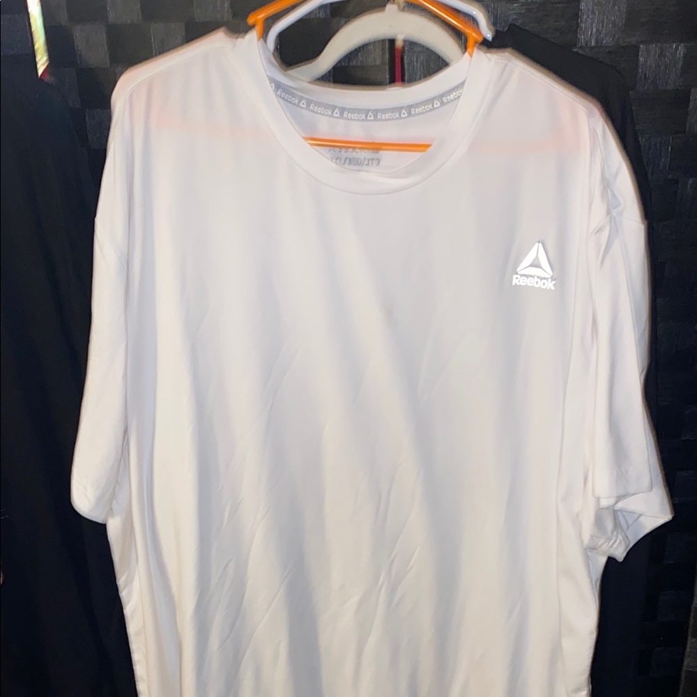 Reebok White Short Sleeve Tee Classic Casual Shirt